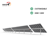 Fabricante profesional 120Pv 66Kw 2P rastreador solar de eje único horizontal